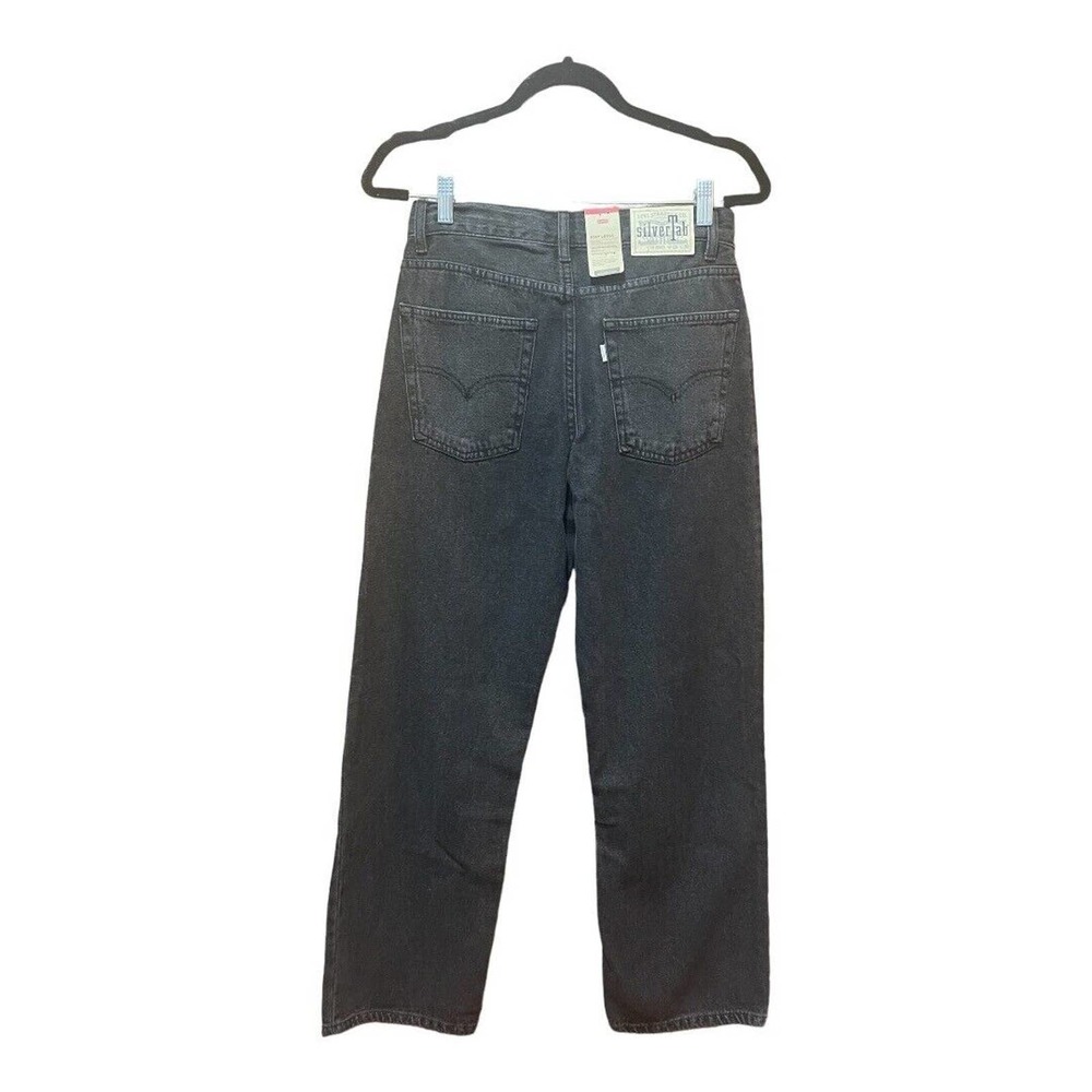 Levi's Silvertab Stay Loose Eco Ease Black Denim Jeans - Picture 3 of 4